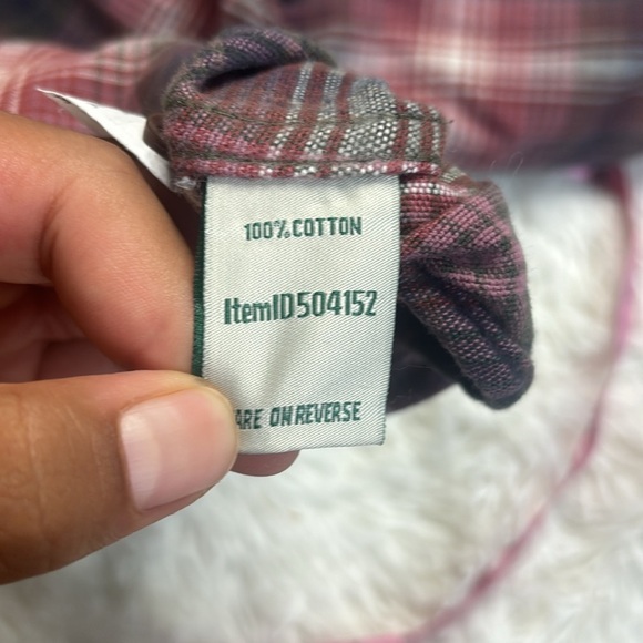 L.L. Bean Chamois Plaid Shirt - Picture 8 of 9
